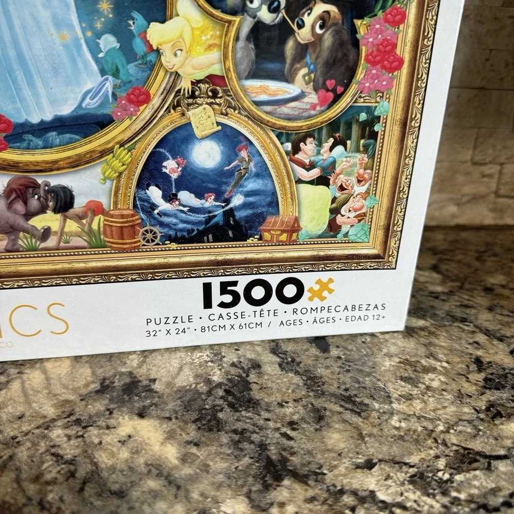 Disney Classics Collage Jigsaw Puzzle‎ 1500 Piece Dreams Collection 32x24